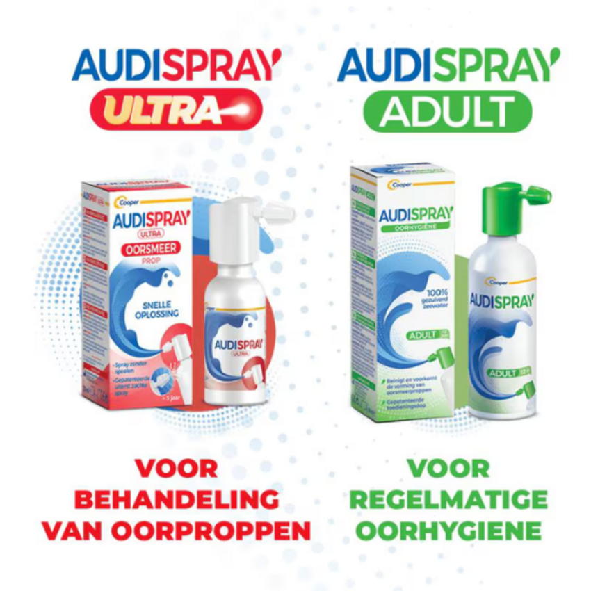 Audispray Oorhygiëne Spray Adult - 50 ml Audispray Audispray Oorhygiëne Spray Adult - 50 ml