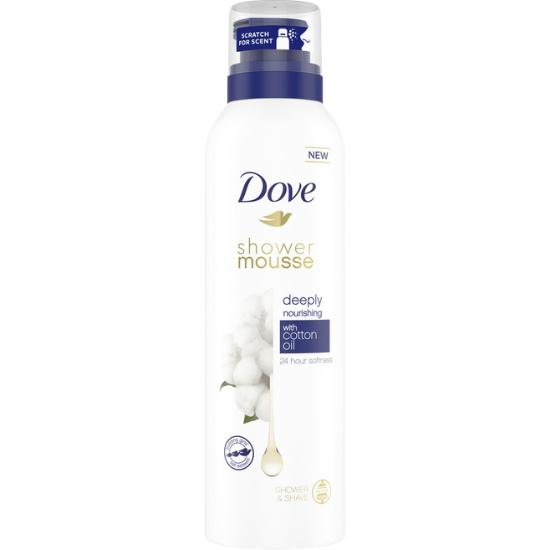 Dove Shower Mousse Deeply Nourishing - 200 ml Dove Dove Shower Mousse Deeply Nourishing - 200 ml