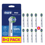 Oral-B PRO Precision Clean Mega Pack opzetborstels - 8+2 stuks Oral-B Oral-B PRO Precision Clean Mega Pack opzetborstels - 8+2 stuks