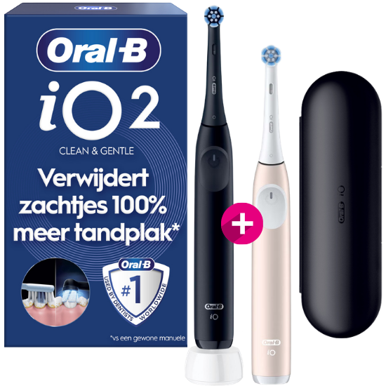 Oral-B iO Series 2 Black + Extra Body Pink