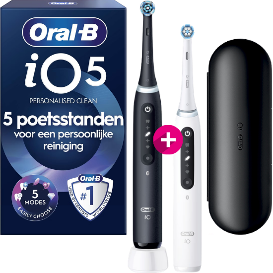 Oral-B iO Series 5 Black + Extra Body White