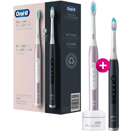 Oral-B Pulsonic Slim Luxe 4900 Rose Gold/Matt Black DUO-Set