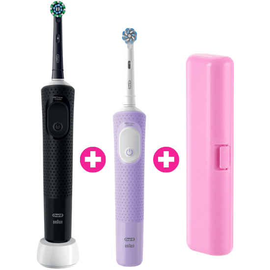 Oral-B Vitality PRO Black & Purple DUO