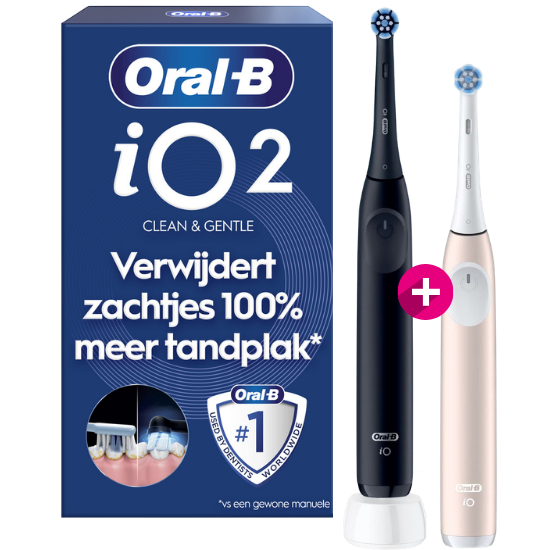 Oral-B iO Series 2 Black + Extra Body Pink