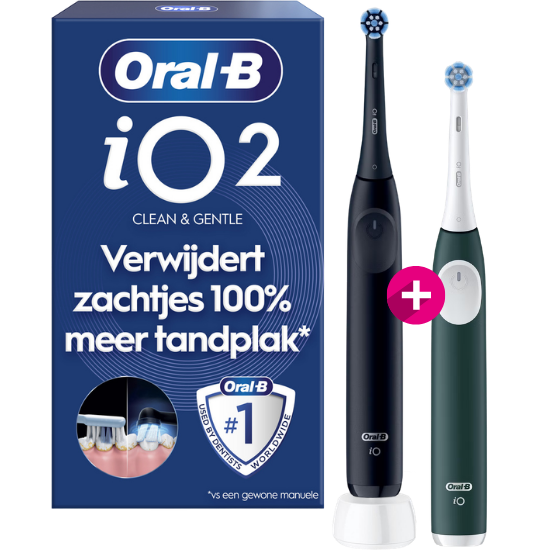 Oral-B iO Series 2 Night Black + Extra Body Forest Green