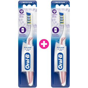Oral-B Pulsar Duo-Set Luxe 3D White Tandenborstels - 2 stuks