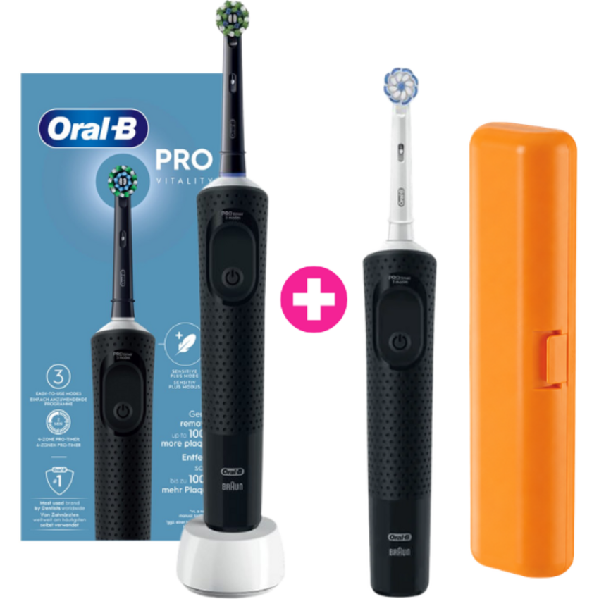 Oral-B PRO Vitality DUO Black + Extra Body Black Oral-B Oral-B PRO Vitality DUO Black + Extra Body Black