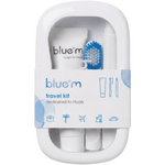 BlueM Travel Kit - Travel Tandenborstel + Tandpasta Fluoridevrij - 15 ml BlueM BlueM Travel Kit - Travel Tandenborstel + Tandpasta Fluoridevrij - 15 ml