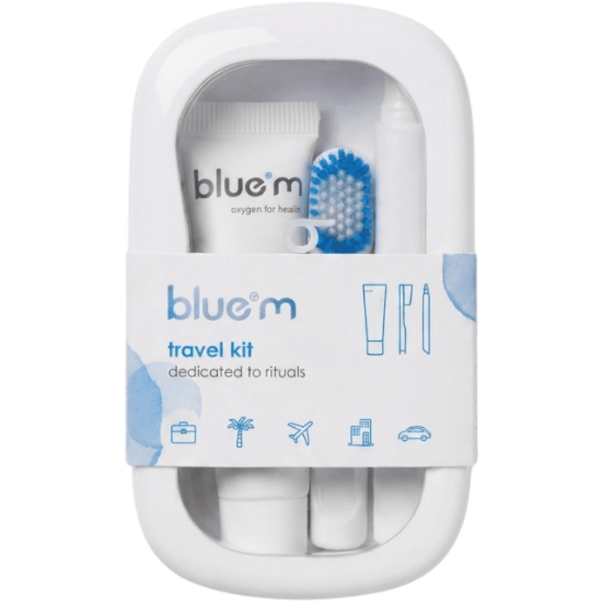 BlueM Travel Kit - Travel Tandenborstel + Tandpasta Fluoridevrij - 15 ml BlueM BlueM Travel Kit - Travel Tandenborstel + Tandpasta Fluoridevrij - 15 ml