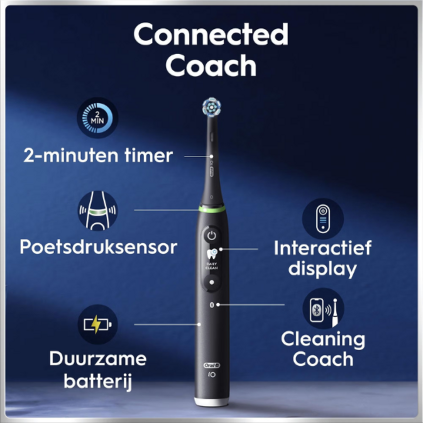 Oral-B iO Series 6N Black Lava Elektrische Tandenborstel Oral-B Oral-B iO Series 6N Black Lava Elektrische Tandenborstel