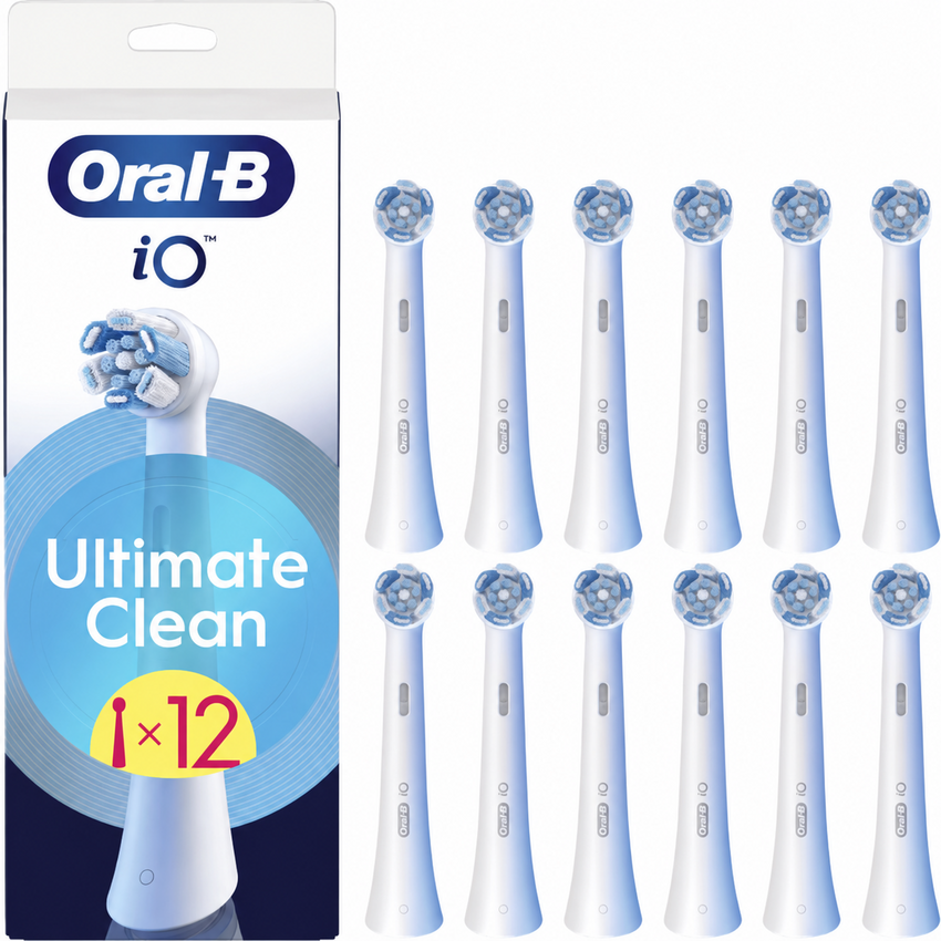 Oral-B Oral-B iO Ultimate Clean Value Pack White opzetborstels - 12 stuks