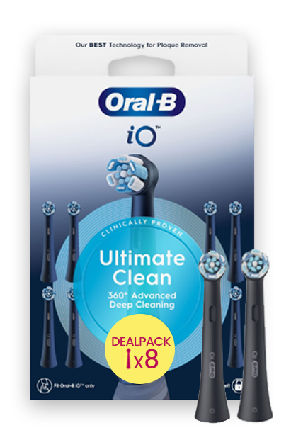 Oral-B iO Ultimate Clean Black 8 opzetborstels