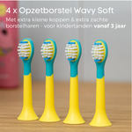 Beurer Beurer SC Wavy Soft Spongebob Squarepants Opzetborstels 3+ jaar – 4 stuks