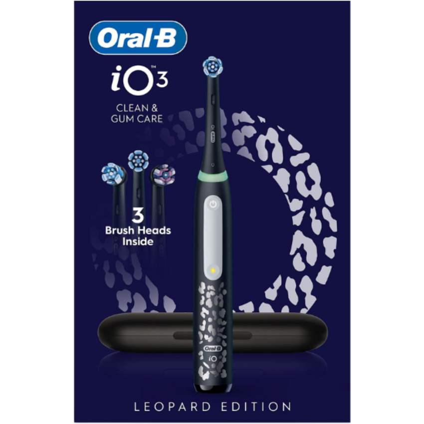 Oral-B iO Series 3 Black Leopard Edition Oral-B Oral-B iO Series 3 Black Leopard Edition