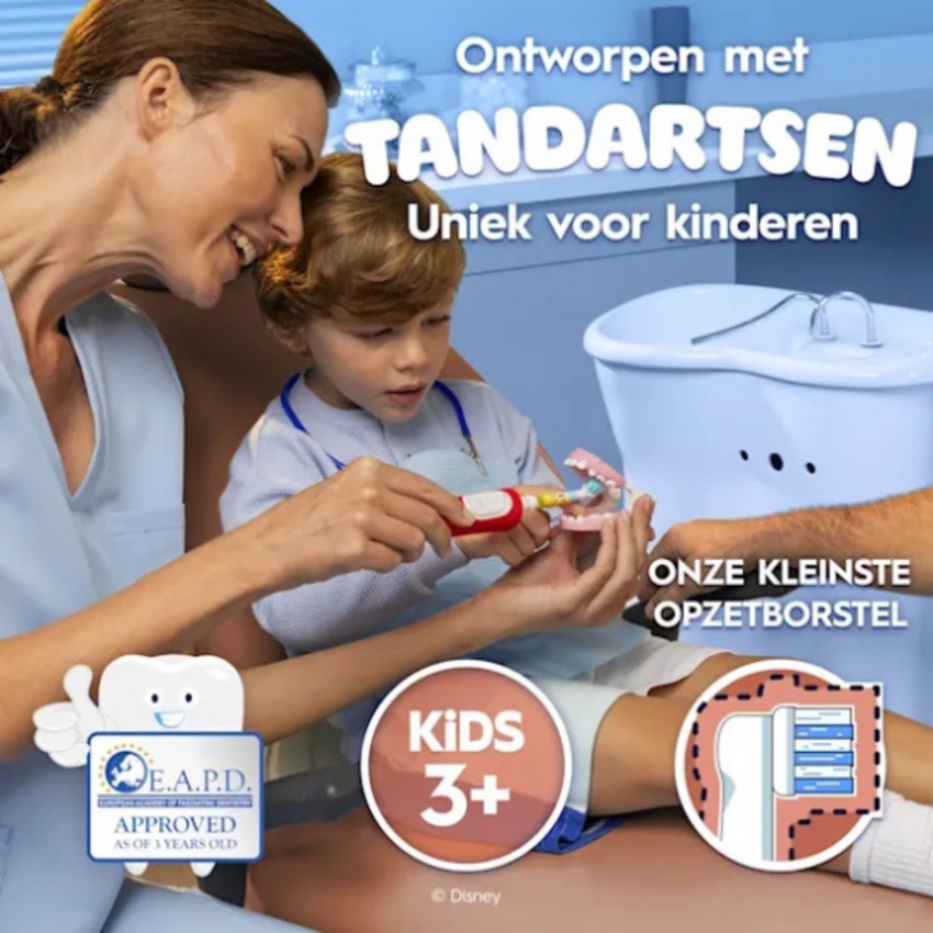 Oral-B PRO Kids 3+ Spider-Man opzetborstels - 2 stuks Oral-B Oral-B PRO Kids 3+ Spider-Man opzetborstels - 2 stuks