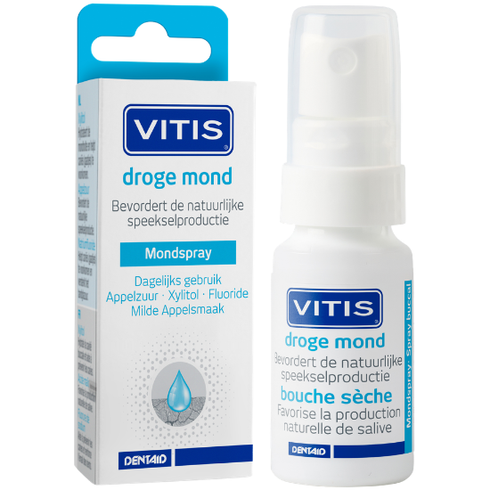 Vitis Droge Mond Spray - 15 ml Vitis Vitis Droge Mond Spray - 15 ml