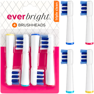 Everbright Everbright TripleClean opzetborstels - 4 stuks Everbright TripleClean opzetborstels - 4 stuks