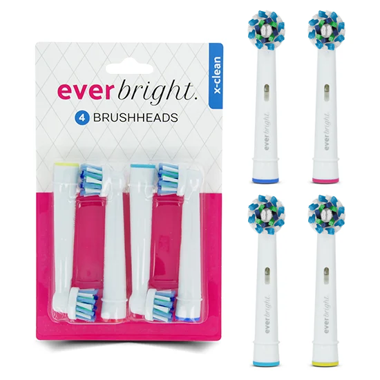 Everbright X-Clean opzetborstels - 4 stuks