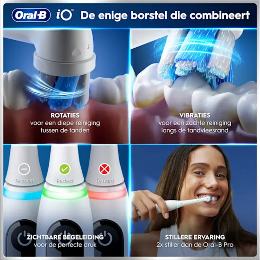 Oral-B iO Series 6N White Elektrische Tandenborstel Oral-B Oral-B iO Series 6N White Elektrische Tandenborstel