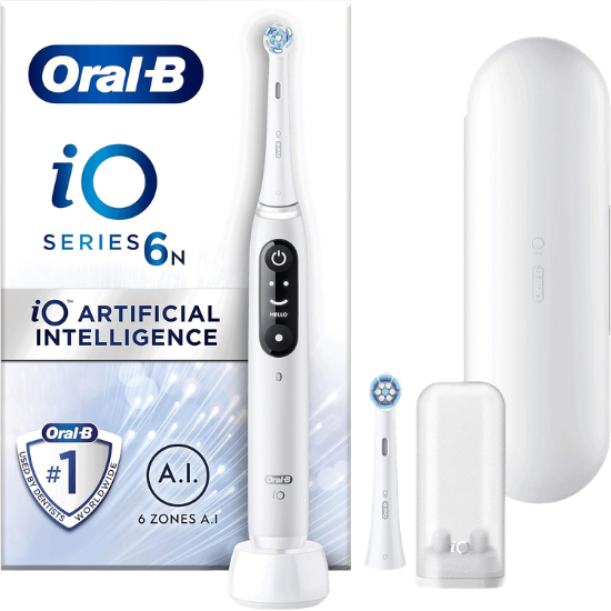 Oral-B iO Series 6N White Elektrische Tandenborstel Oral-B Oral-B iO Series 6N White Elektrische Tandenborstel