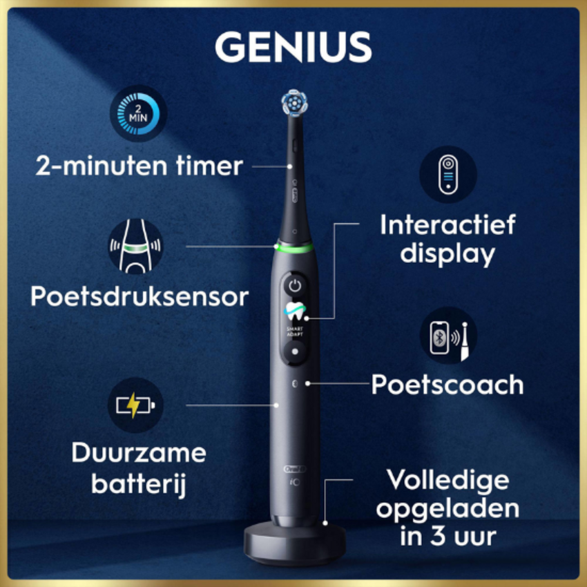 Oral-B iO Series 9 Black Onyx Luxe Edition Oral-B Oral-B iO Series 9 Black Onyx Luxe Edition
