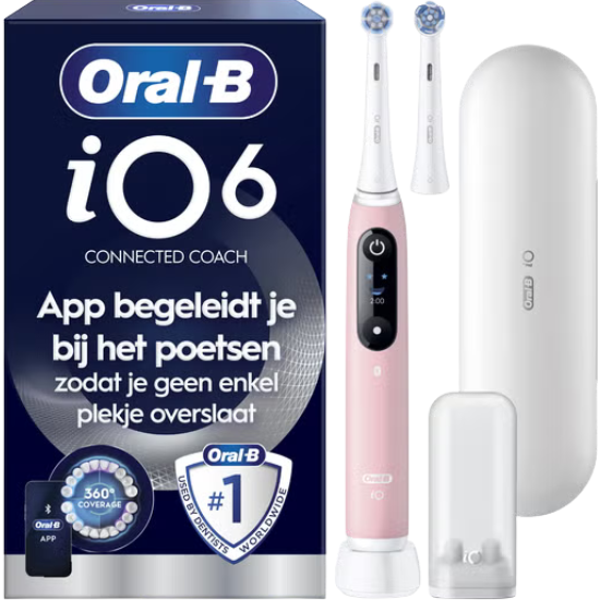 Oral-B Oral-B iO Series 6N Pink Sand Elektrische Tandenborstel