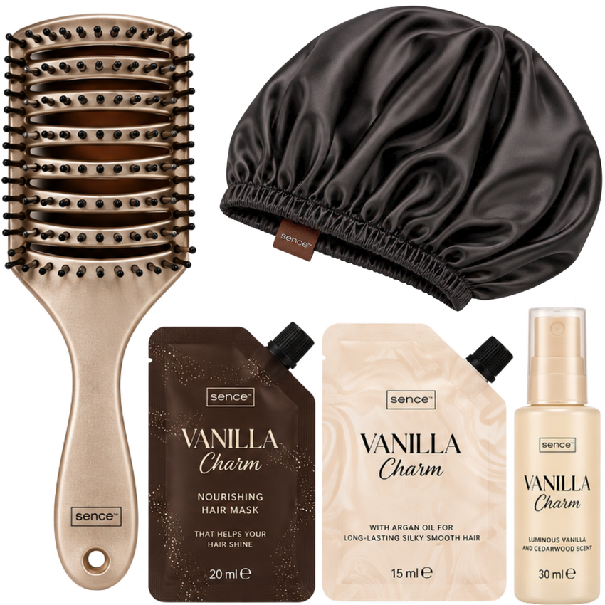 Sence Vanilla Charm Haarverzorging Geschenkset - 5-delig Sence Vanilla Charm Haarverzorging Geschenkset - 5-delig