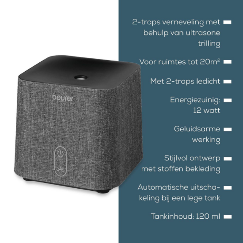 Beurer LA 35 Aroma Diffuser – Grijs Beurer Beurer LA 35 Aroma Diffuser – Grijs