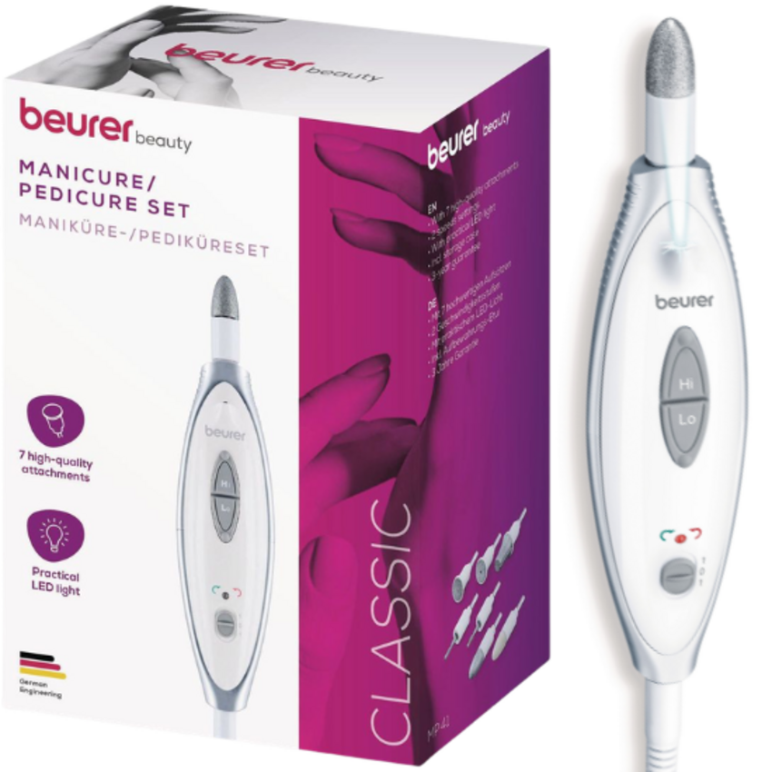 Beurer MP 41 Elektrische Nagelvijl – Manicure- en Pedicureset - Wit Beurer Beurer MP 41 Elektrische Nagelvijl – Manicure- en Pedicureset - Wit