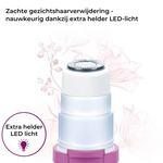 Beurer HL 16 Elektrische Gezichtshaarverwijderaar - Wit/Roze Beurer Beurer HL 16 Elektrische Gezichtshaarverwijderaar - Wit/Roze