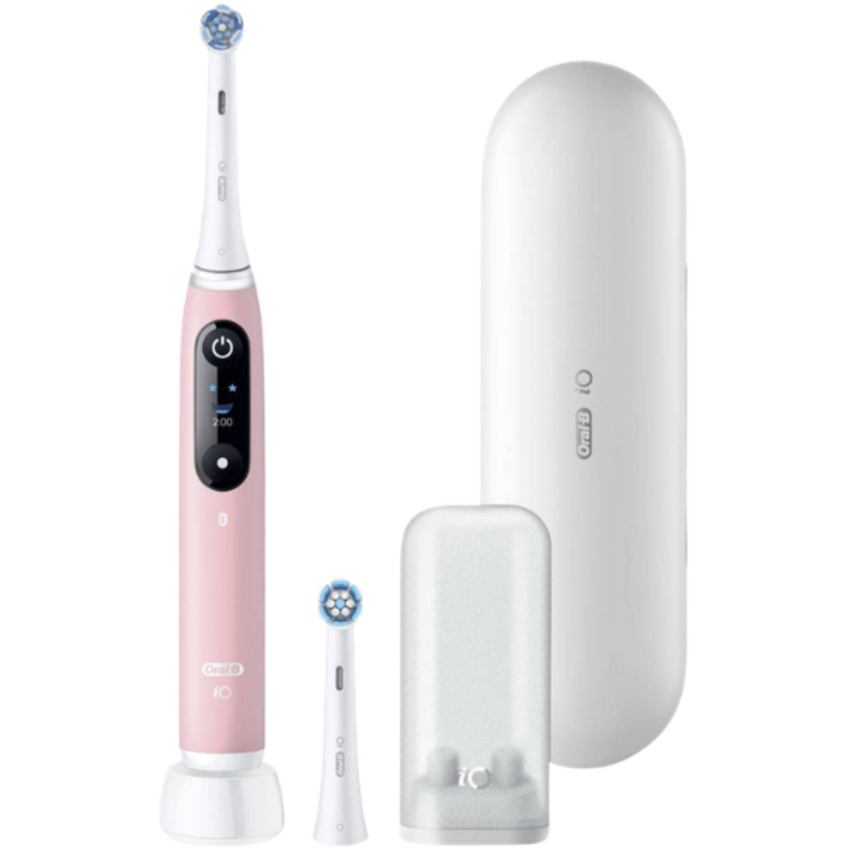Oral-B iO Series 6N Pink + 1x Gratis Oral-B 3D-White Arctic Fresh Tandpasta Oral-B Oral-B iO Series 6N Pink + 1x Gratis Oral-B 3D-White Arctic Fresh Tandpasta