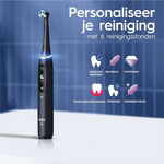 Oral-B iO Series 8N Black + 2x Gratis Oral-B 3D-White Arctic Fresh Tandpasta Oral-B Oral-B iO Series 8N Black + 2x Gratis Oral-B 3D-White Arctic Fresh Tandpasta