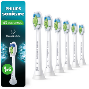 Philips Philips Sonicare W2 Optimal White HX6066/87 - 6 opzetborstels Philips Sonicare W2 Optimal White HX6066/87 - 6 opzetborstels