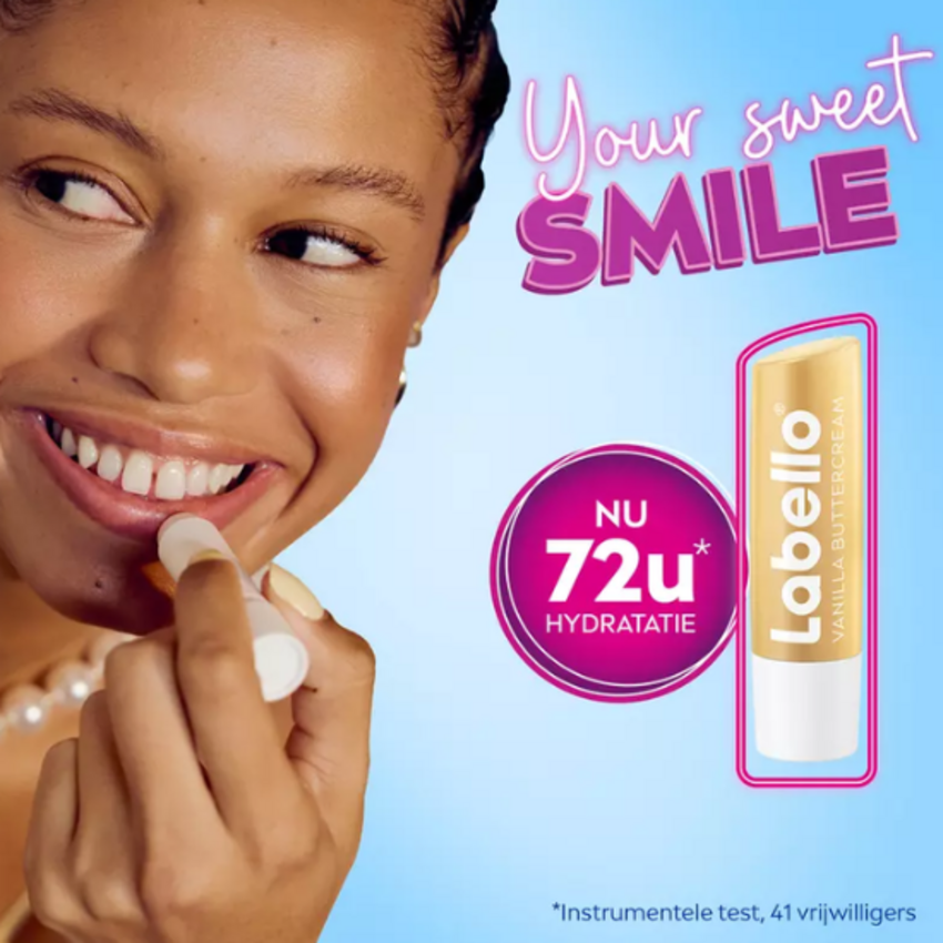 Labello Vanilla Buttercream Lippenbalsem 4,8 gr. Labello Labello Vanilla Buttercream Lippenbalsem 4,8 gr.