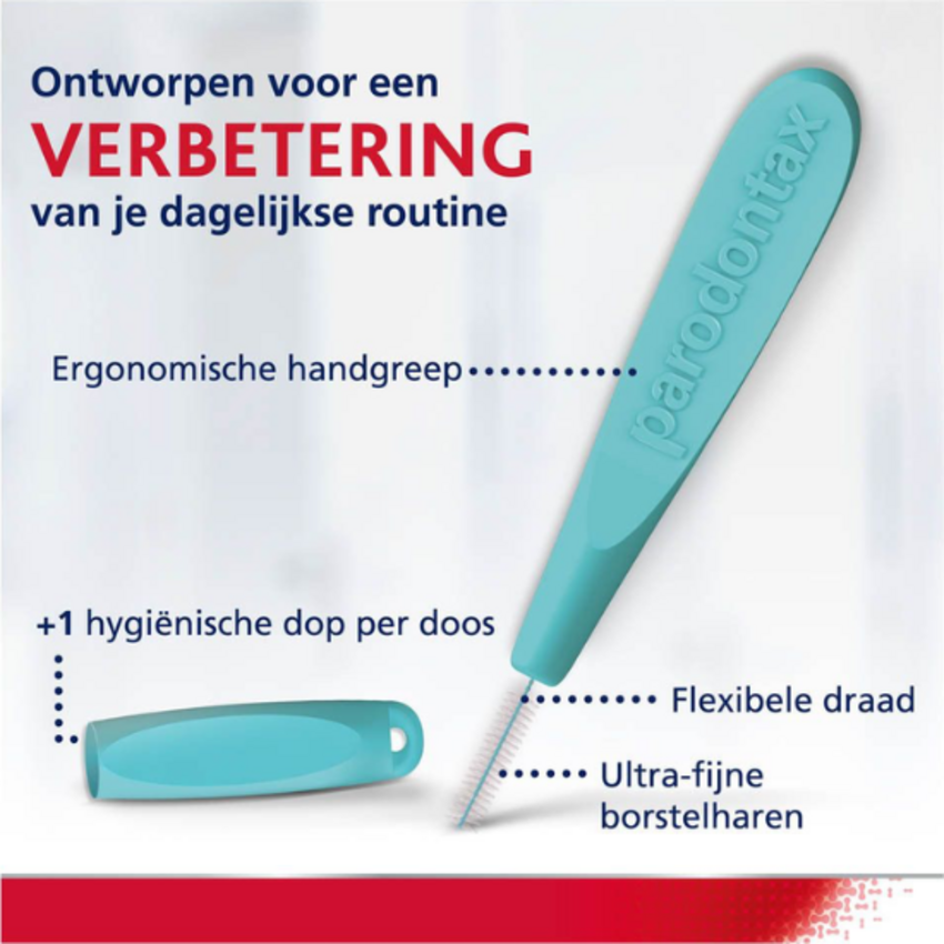 Parodontax Interdentale Ragers 0,6mm ISO 3 Blauw - 6 stuks Parodontax Parodontax Interdentale Ragers 0,6mm ISO 3 Blauw - 6 stuks