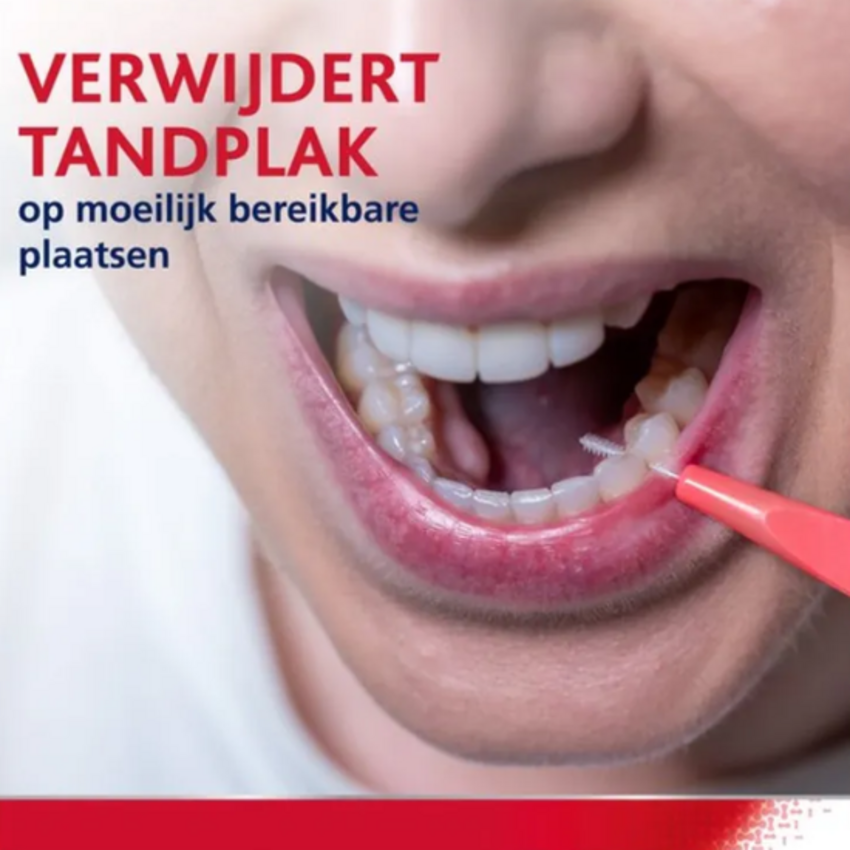 Parodontax Interdentale Ragers 0,5mm ISO 2 Rood - 6 stuks Parodontax Parodontax Interdentale Ragers 0,5mm ISO 2 Rood - 6 stuks
