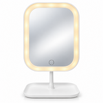 Make-up Spiegel met LED-verlichting - Wit Huismerk Make-up Spiegel met LED-verlichting - Wit
