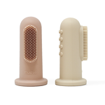 Mushie Toothbrush - Shifting sand + Blush