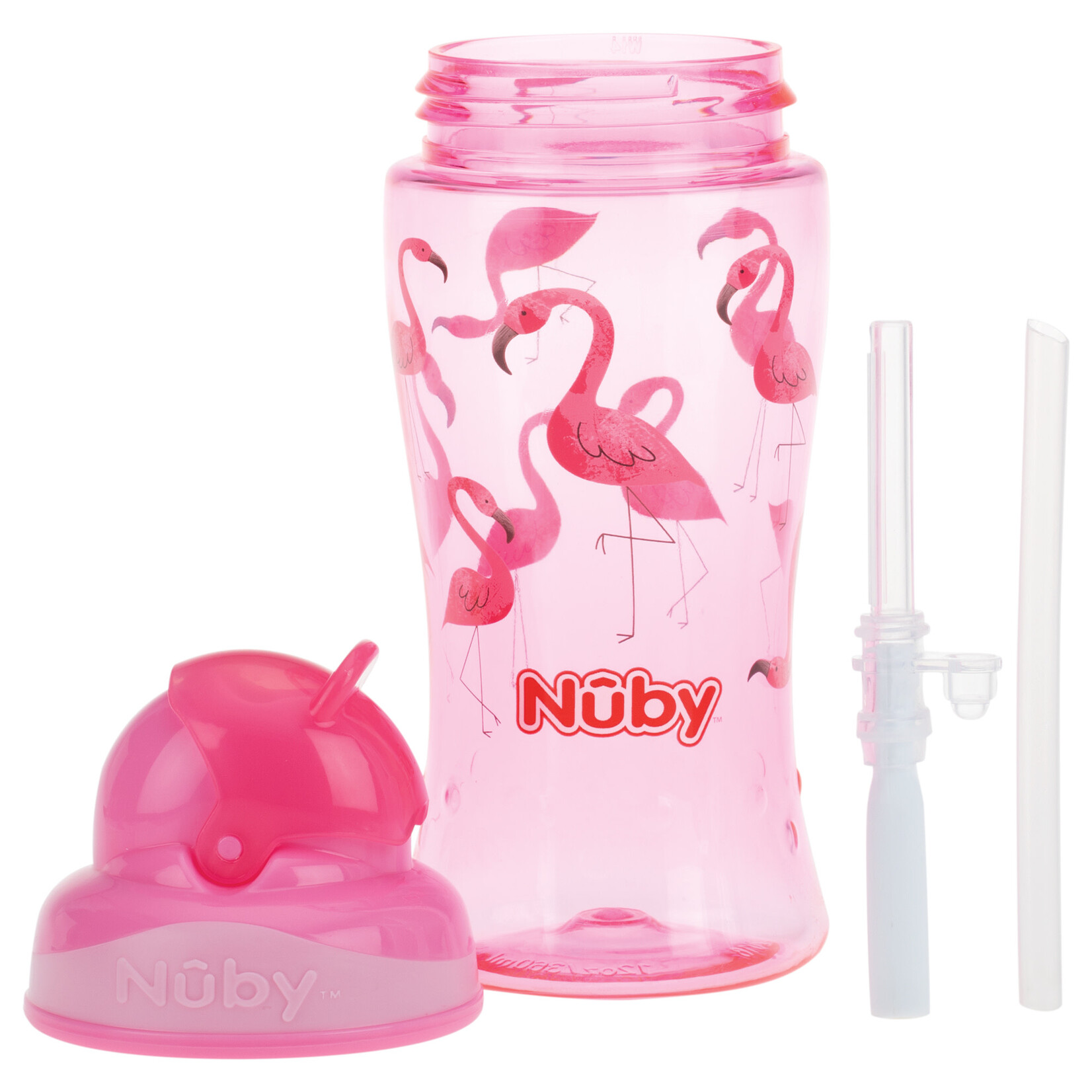 Nuby Flip-It beker uit Tritan™  - 360ml - Roze