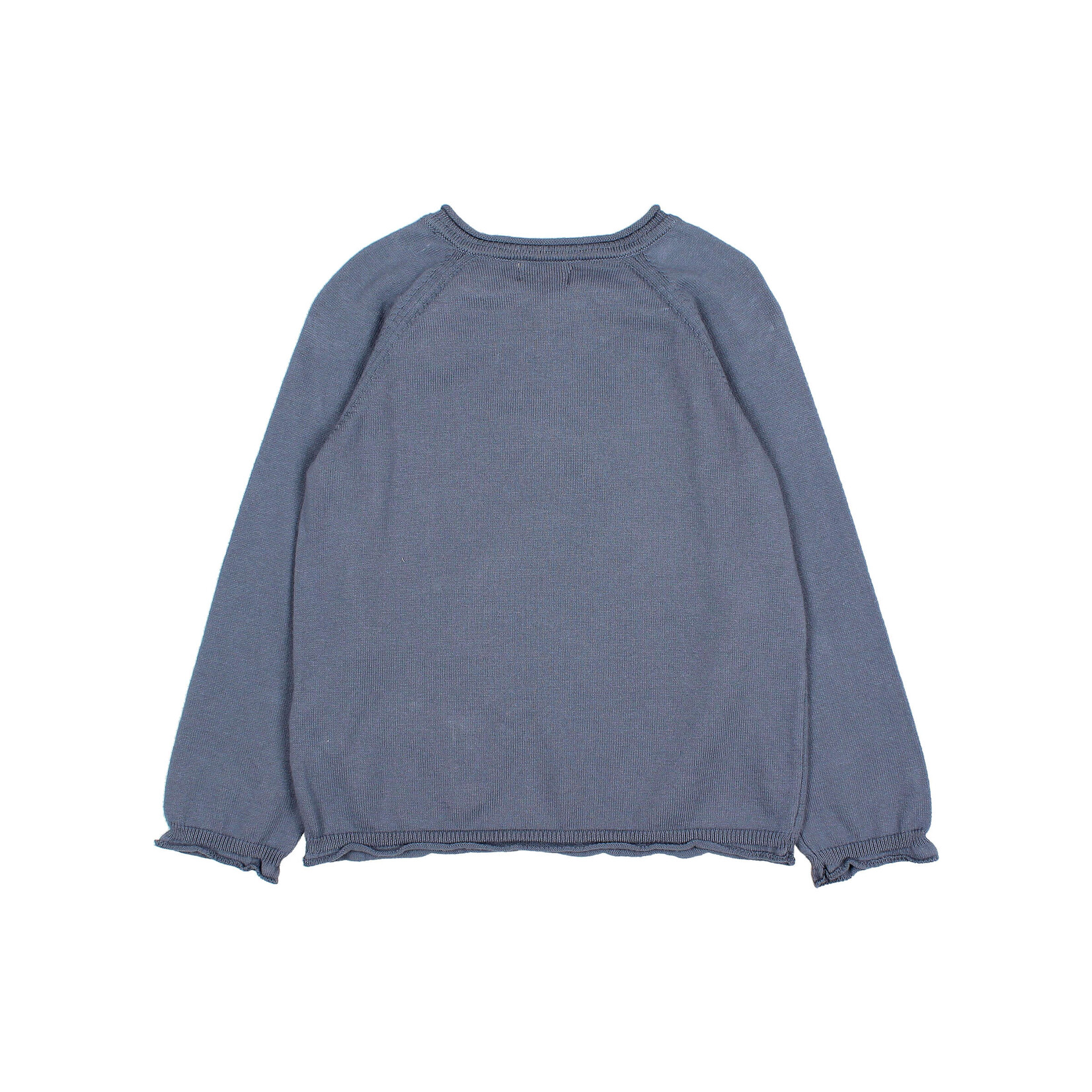 Buho Fine Knit Jumper - Blue Stone