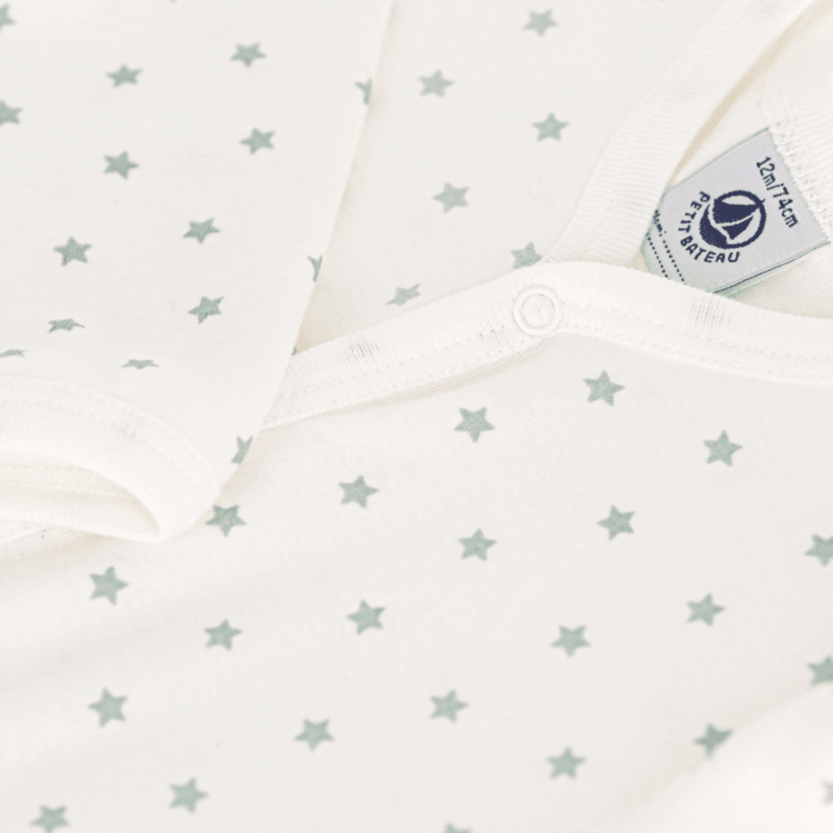 Petit Bateau Pyjama Green Stars