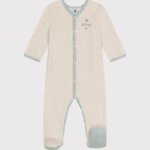 Petit Bateau Pyjama Beige Velours Amour