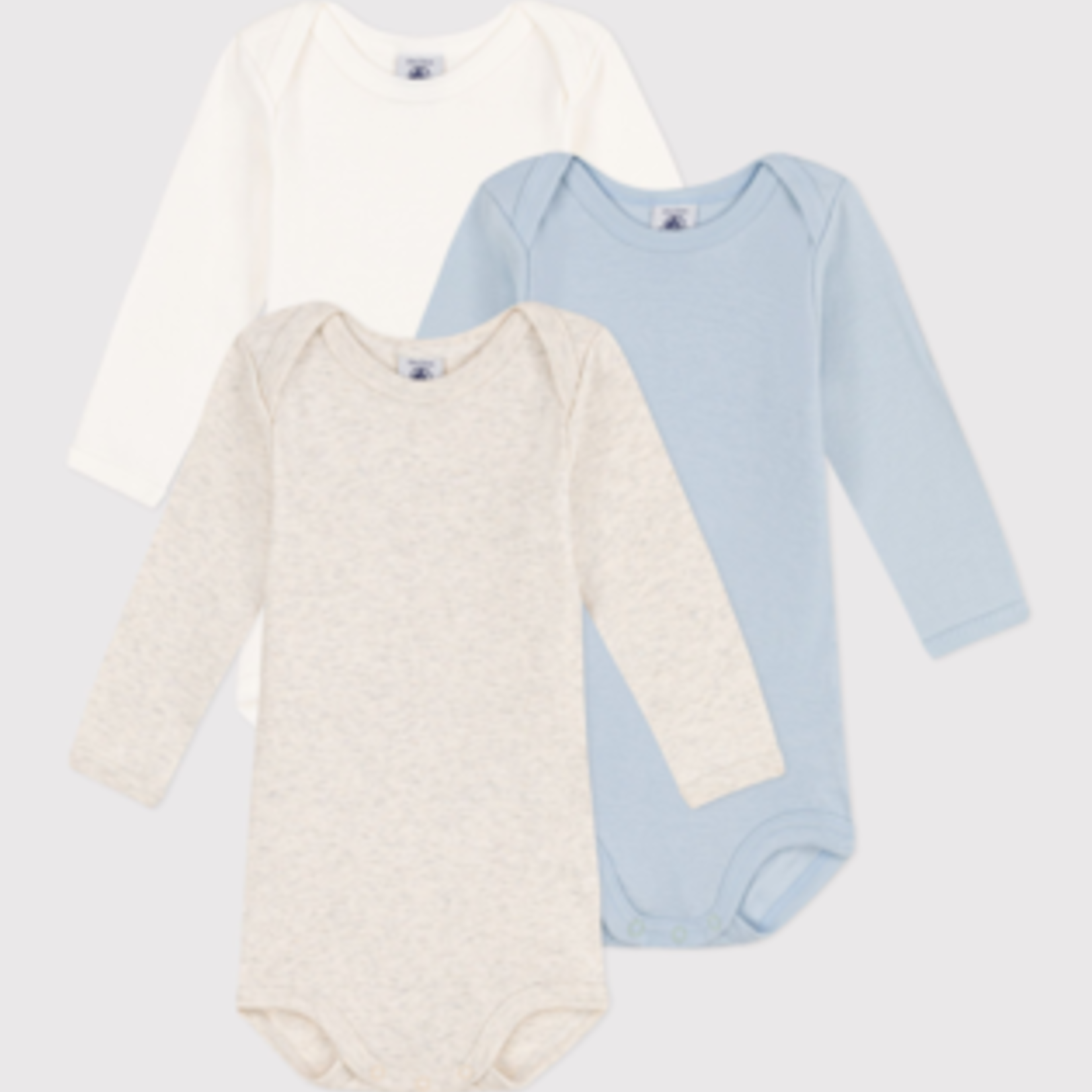 Petit Bateau Body (3-pack) Blue