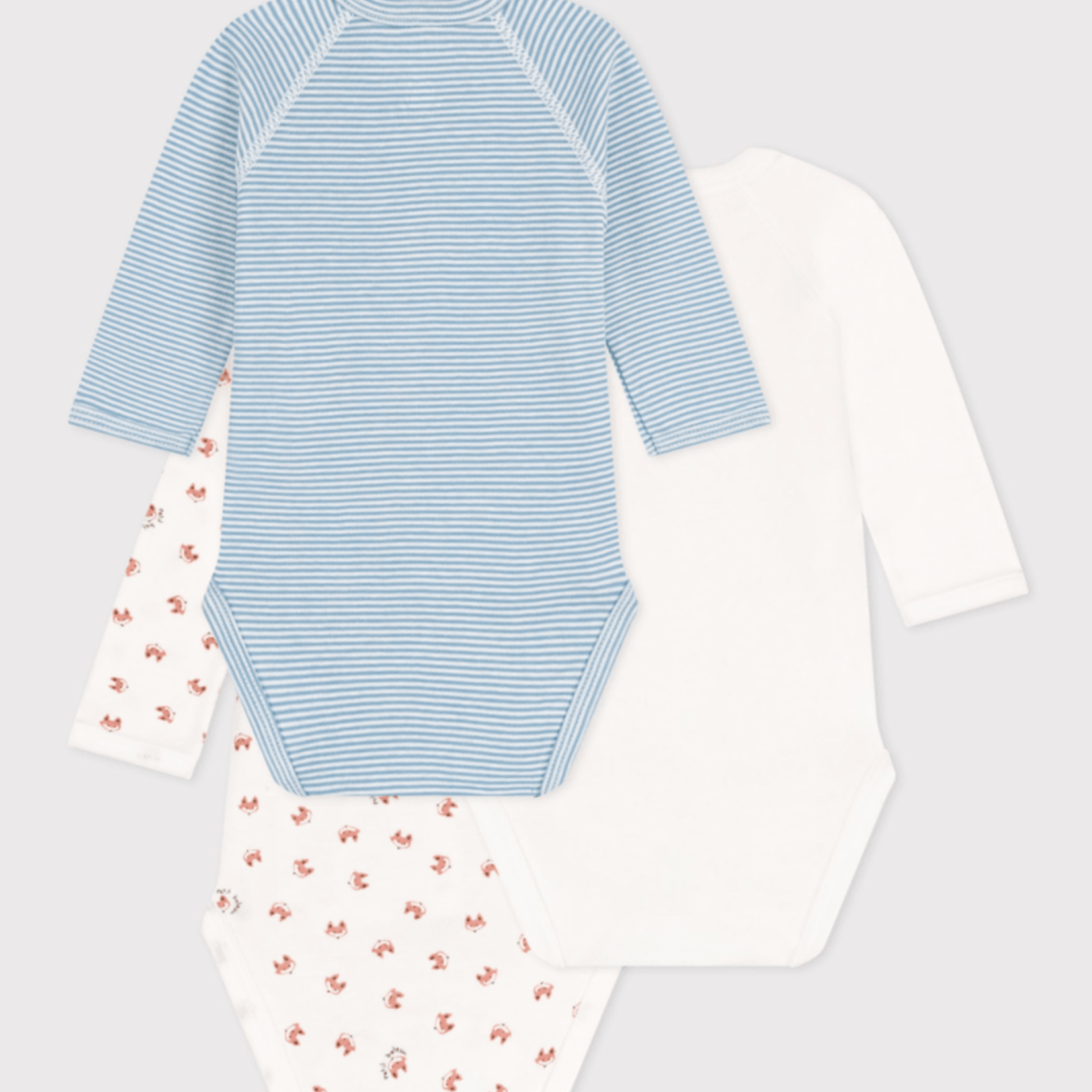 Petit Bateau Body (3-pack) Little Fox