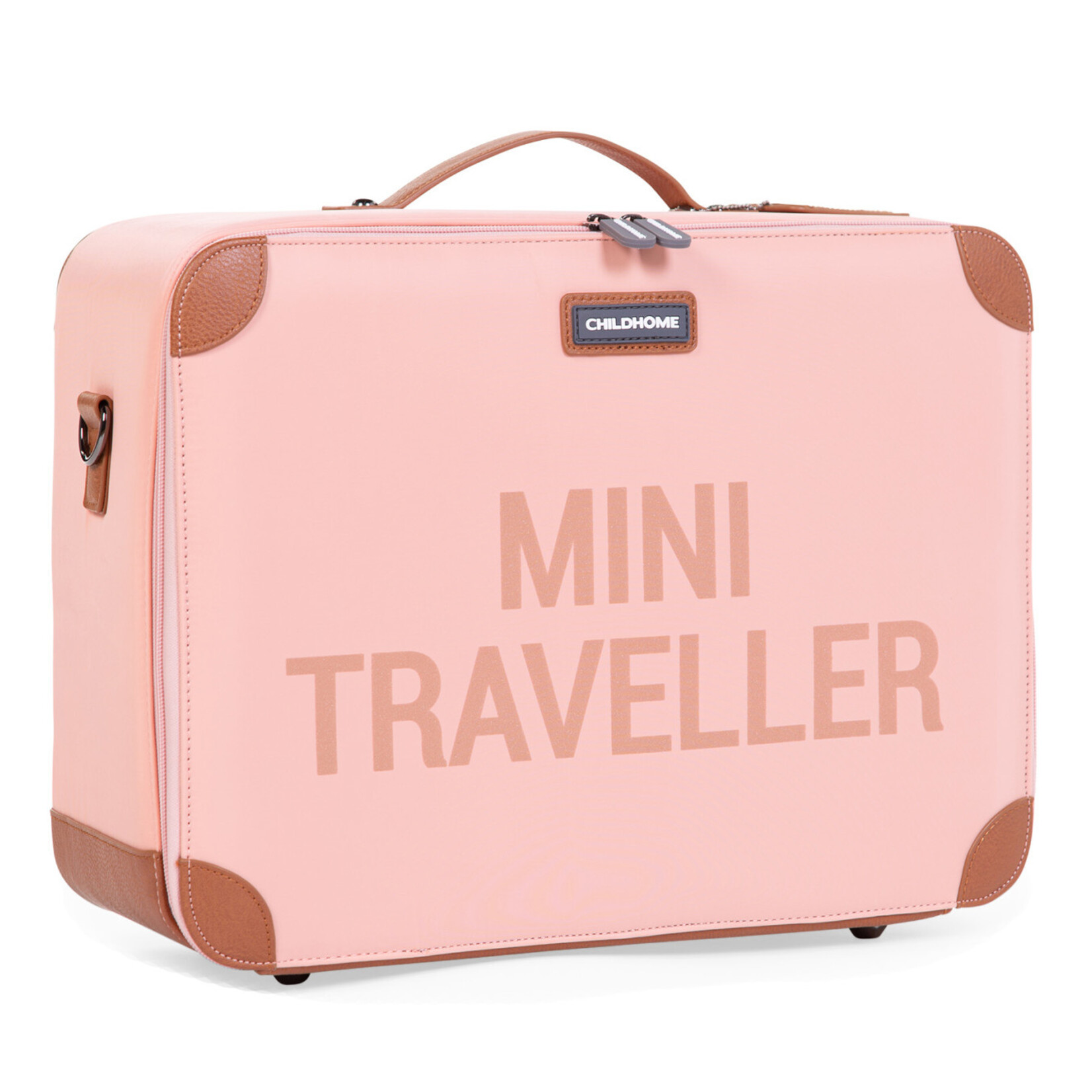 Childhome Mini Traveller Kinderkoffer - Roze Koper