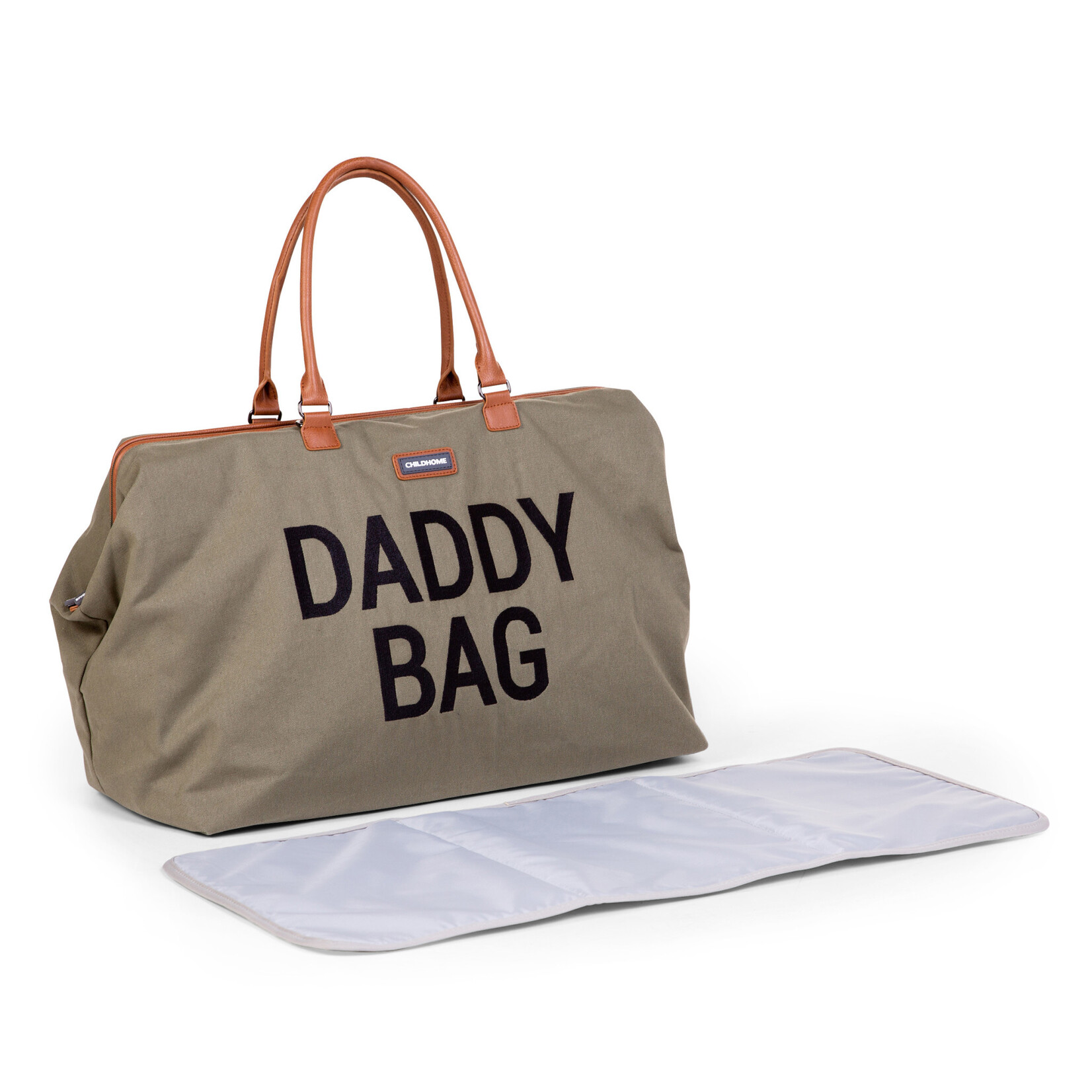 Childhome Daddy Bag Verzorgingstas - Canvas - Kaki