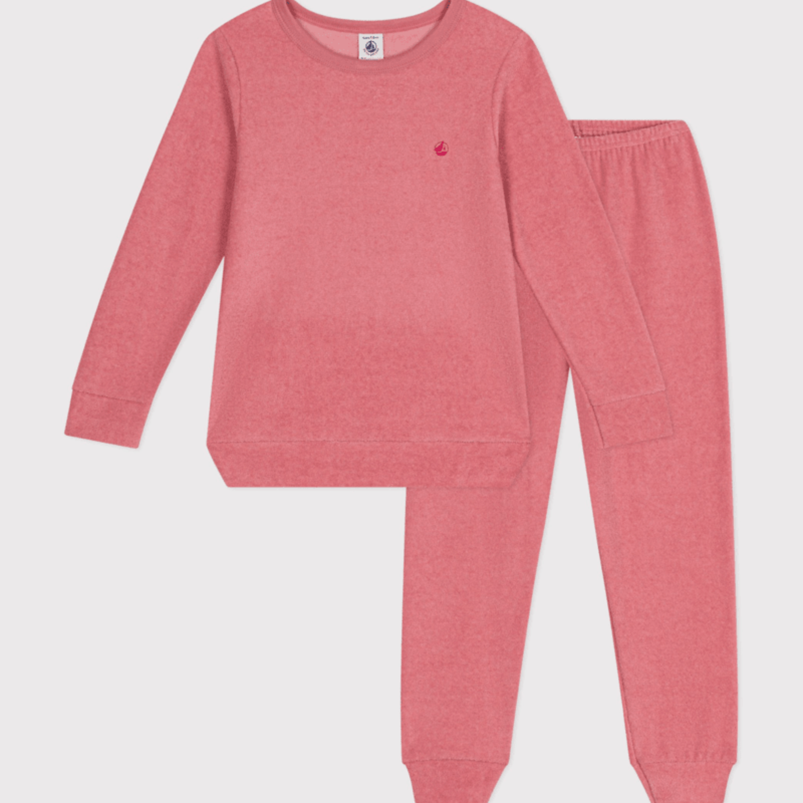 Petit Bateau Kinderpyjama van Bouclé Badstof