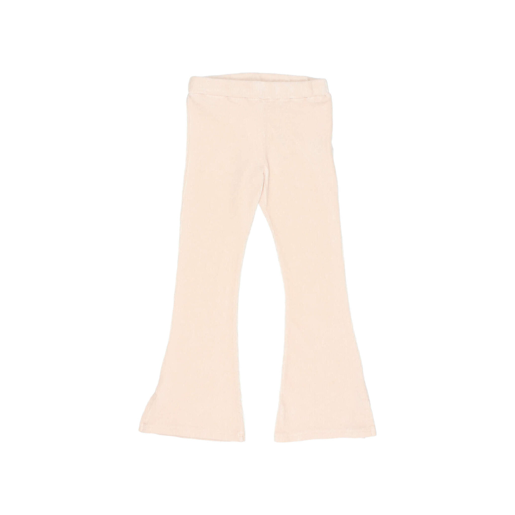 Buho Rib Velvet Pants - Cream Pink