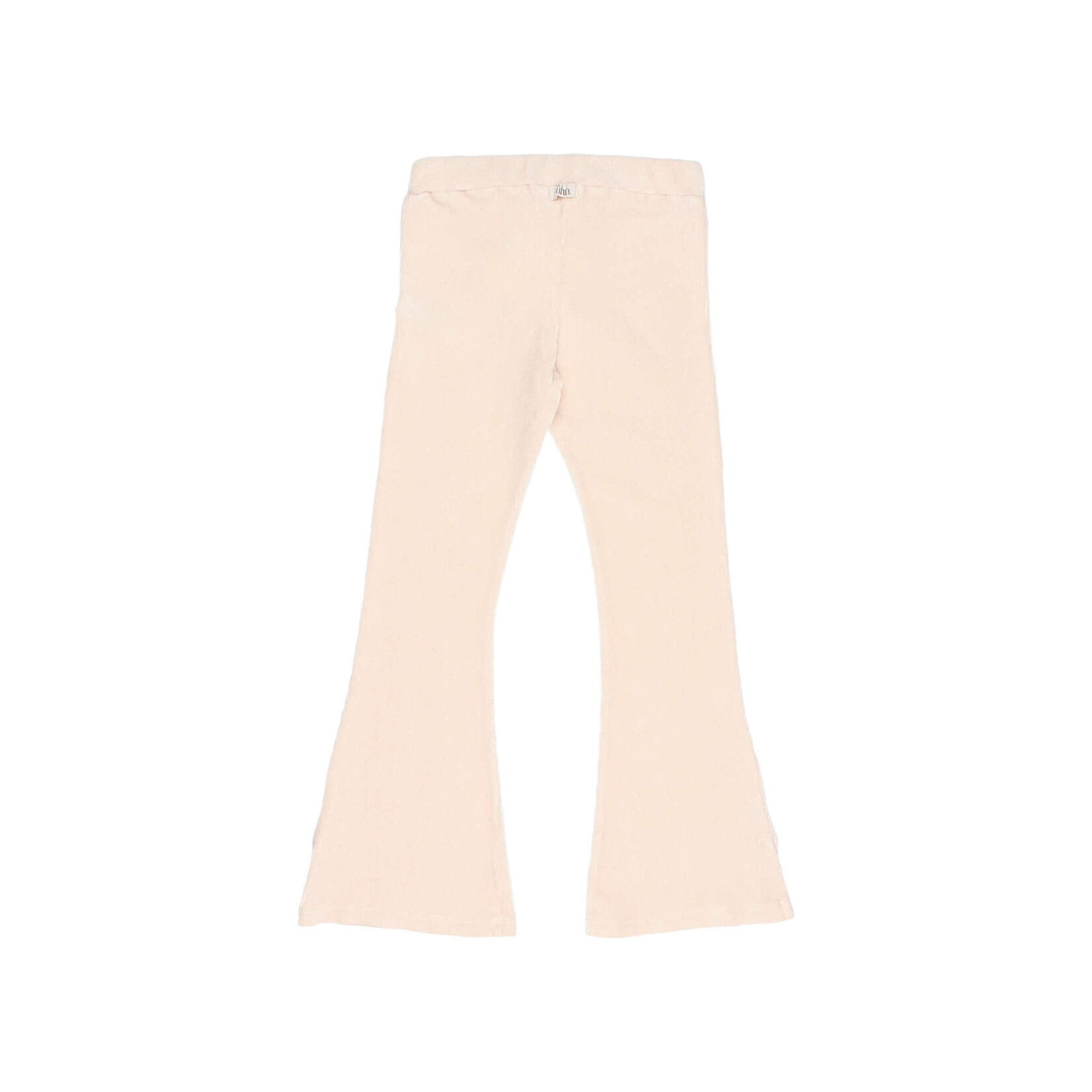 Buho Rib Velvet Pants - Cream Pink