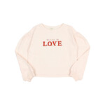 Buho Love T-Shirt - Cream Pink